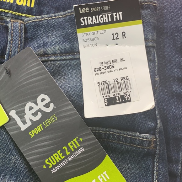Lee sport series jeans 12 regular straight leg fit - Picture 2 of 3